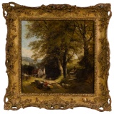J. Middleton (English, 1827-1856) Oil on Canvas