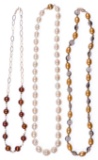 14k Yellow Gold and Pearl Necklace Assortment
