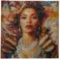 Tiffanie Anderson (American, b.1988) 'Beyonce' Mixed Media on Canvas