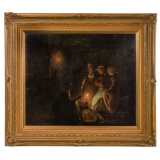 Unknown Artist (Flemish School, 19th Century) Oil on Board