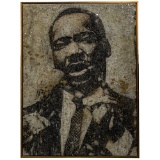 Tiffanie Anderson (American, b.1988) 'Martin Luther King Jr.' Mixed Media on Canvas