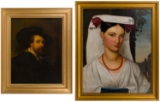 Oil on Board Portrait Paintings