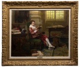 Alex de Andreis (British, 1880-1929) 'The Cavalier' Oil on Canvas