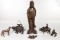 Asian Bronze Figurine Assortment