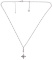 14k White Gold and Diamond Pendant on Necklace