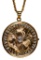 14k Yellow Gold and Diamond Locket on Twisted Rope Necklace