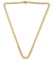 14k Yellow Gold and Diamond Necklace
