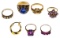 10k and 9k Yellow Gold Jewelry Assortment