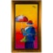 Peter Max (German / American, b.1937) 'Umbrella Man on Blend' Acrylic on Canvas