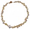 Nikki Feldbaum 14k Yellow Gold Wire and Cultured Pearl Necklace