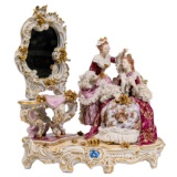 German Rococo Style Porcelain Figural Grouping