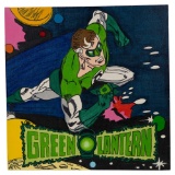 Steve Kaufman (American, b.1960) 'Green Lantern' Oil on Canvas