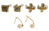 Designer Gold and Silver Earring Assortment