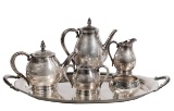 International 'Royal Danish' Sterling Silver Tea Service