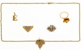 14k Gold and Diamond Jewelry Assortment