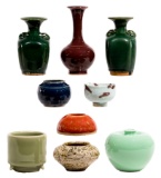 Chinese Monochrome Ceramic Assortment