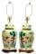 Chinese Porcelain Urn Table Lamps