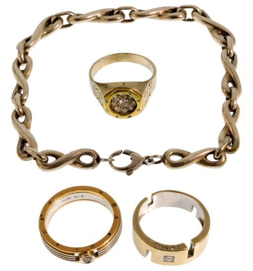 18k Gold and Diamond Ring Assortment