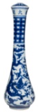 Chinese Blue and White Porcelain Brush Handle