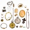 Gold, Silver and Costume Jewelry and Watch Assortment