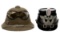 World War II German Police Tschako and African Corps Pith Helmet