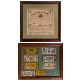 Confederate Bond and Currency Assortment