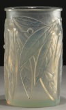 R. Lalique 'Laurier' Crystal Vase
