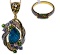 18k Yellow Gold, Opal and Gemstone Jewelry Assortment