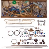 Sterling Silver and Costume Jewelry and Wristwatch Assortment