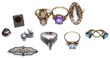 14k Gold and Gemstone Jewelry Assortment