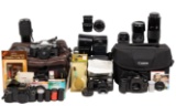 Camera, Lens and Accessory Assortment