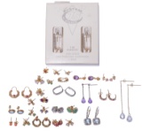 14k Yellow and White Gold Pierced Earring Assortment