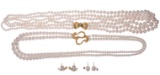 Palladium and 18k Yellow Gold and Pearl Jewelry Assortment