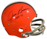 Cleveland Browns Jim Brown Signed Football Helmet