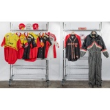 Auto Racing Shirt and Hat Assortment