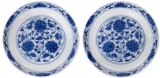 Chinese Blue and White Porcelain Dishes