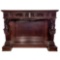 Victorian Style Carved Oak Console