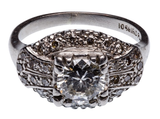 Platinum and Diamond Ring