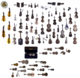 Sterling Silver Violin Jewelry Assortment