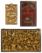 Chinese Carved and Lacquered Wood Panel Assortment