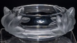 Lalique Crystal 'Pivoine' Centerpiece Bowl
