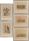 George Catlin (American, 1792-1872) North American Indian Portfolio Prints