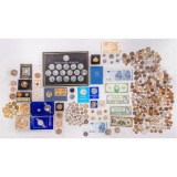 World Coin, Token and Currency Assortment