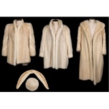 Mink Fur Coat and Accessory Assortment