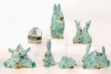 Herend Porcelain Rabbit Assortment