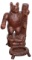 Black Forest Style Carved Wood Bear Hall Tree Base