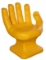 RMI Blow Mold Yellow Hand Chair