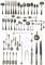 Sterling Silver and European Silver (835, 800) Flatware Assortment