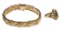 14k Yellow Gold Bracelet and Ring