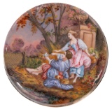 French Enamel Covered Box